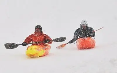 Can you use a kayak in the snow